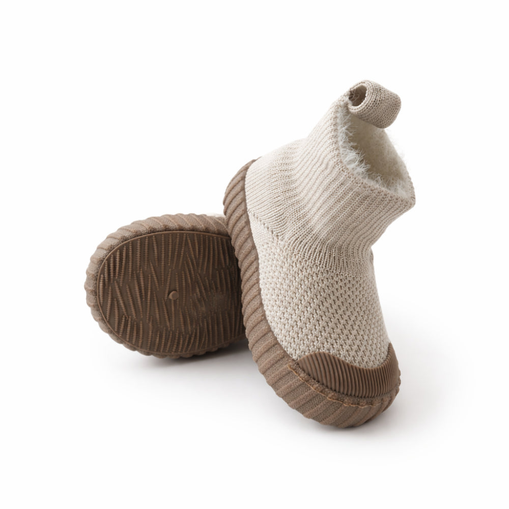 Tiny Tales Baby Soft Lined Shoes - NATURAL