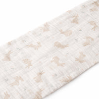 Tiny Tales Baby Muslin Swaddle - BUNNY PLAY