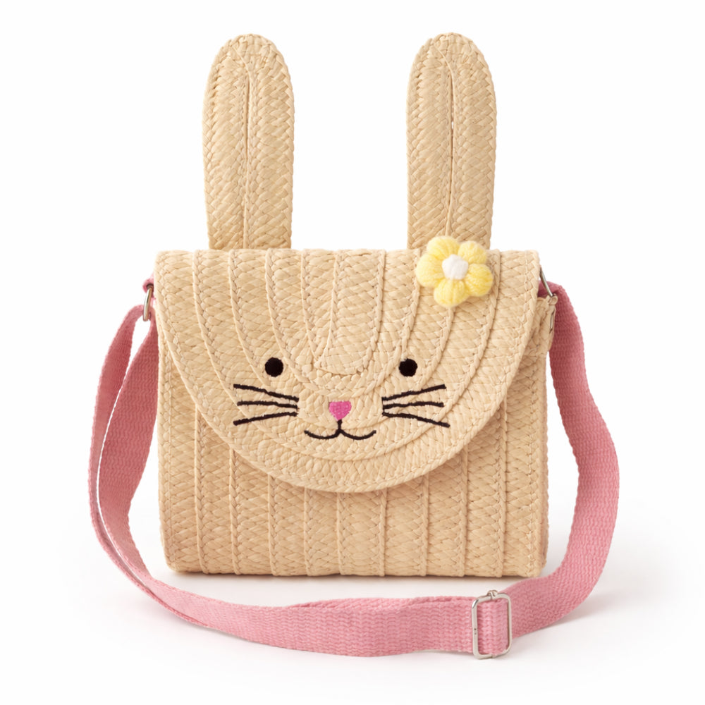 Hoppy Times Kids Easter Woven Side Bag - BUNNY