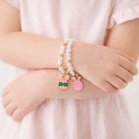 Hoppy Times Kids Easter Bead Charm Bracelet - EGG