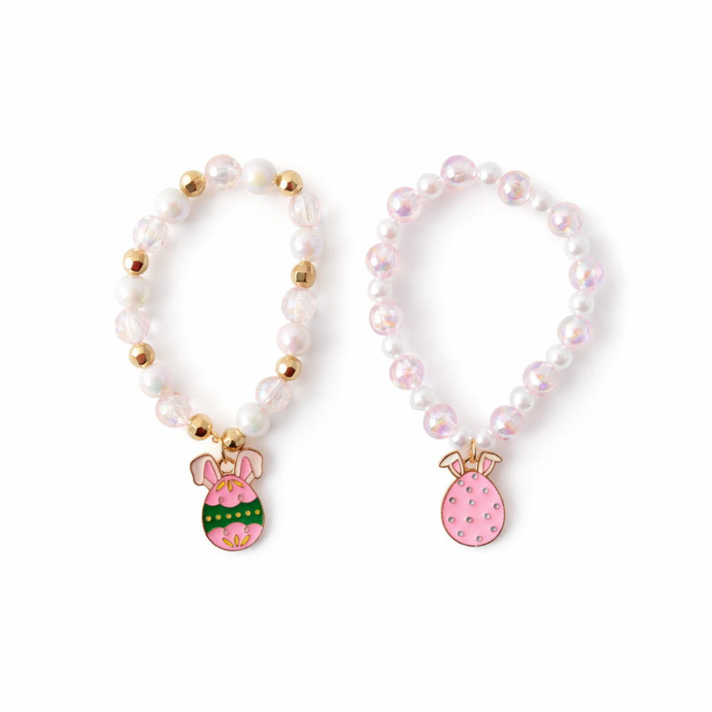 Hoppy Times Kids Easter Bead Charm Bracelet - EGG