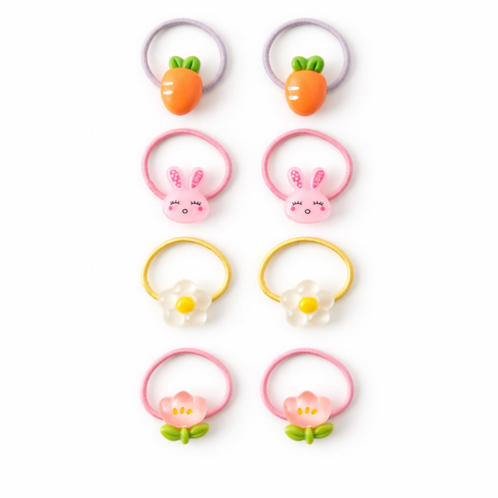 Hoppy Times Kids Easter 8pk Hair Ties