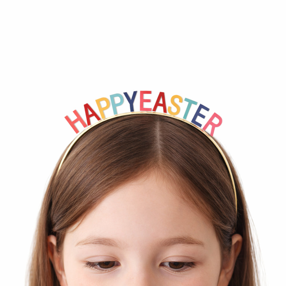 Hoppy Times Kids Easter Novelty Headband - HAPPY EASTER