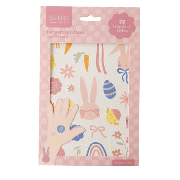 Hoppy Times Kids Easter Temporary Tattoos - BUNNY LOVE
