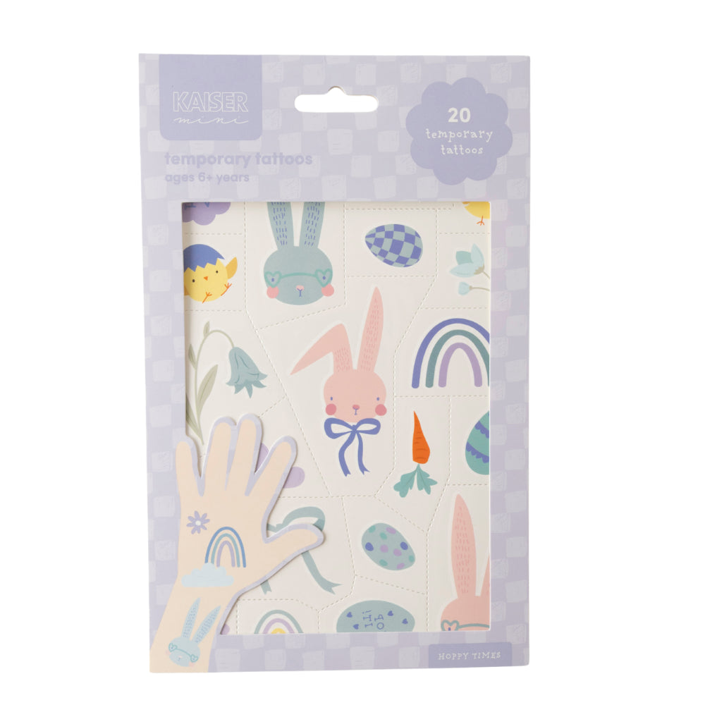 Hoppy Times Kids Easter Temporary Tattoos - HOP TO IT!