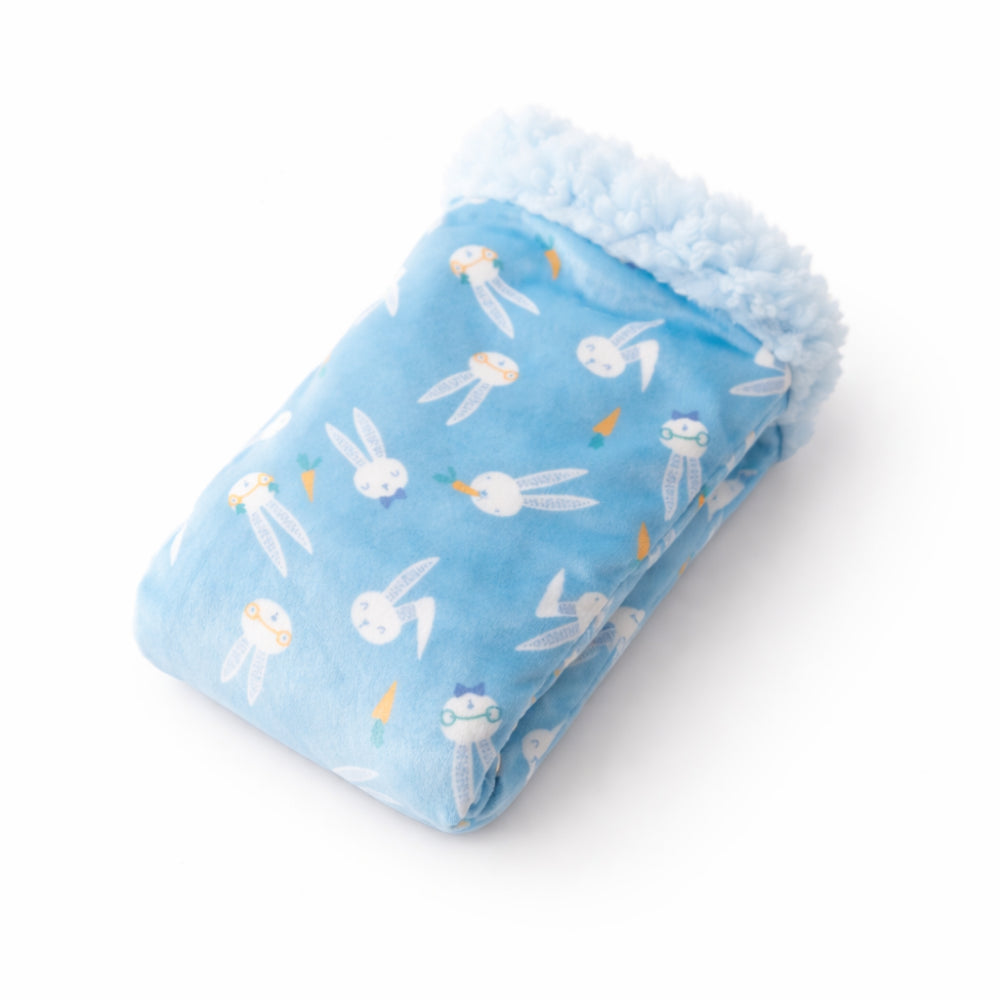 Hoppy Times Kids Easter Winter Sleep Socks - BUNNY BLUE