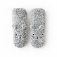 Hoppy Times Kids Easter Novelty Sleep Socks - BUNNY GREY