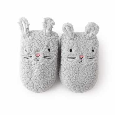 Hoppy Times Kids Easter Novelty Sleep Socks - BUNNY GREY