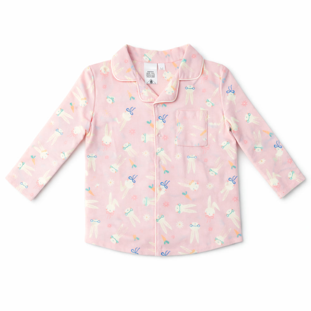 Hoppy Times Kids Easter Kids PJ's - BUNNY PINK
