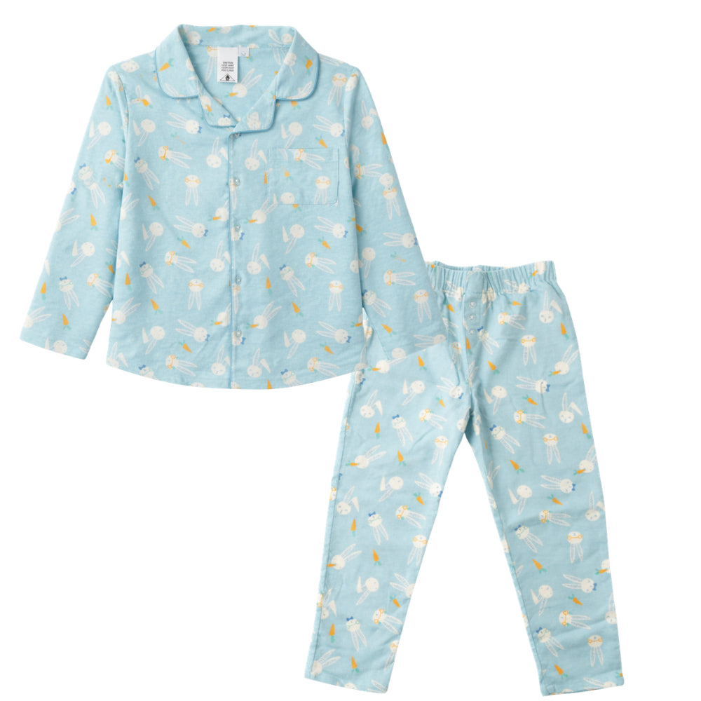 Hoppy Times Kids Easter Kids PJ's - BUNNY BLUE
