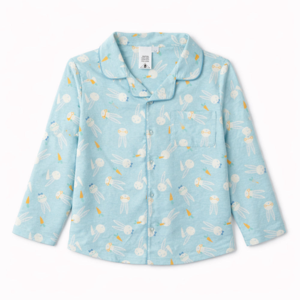 Hoppy Times Kids Easter Kids PJ's - BUNNY BLUE