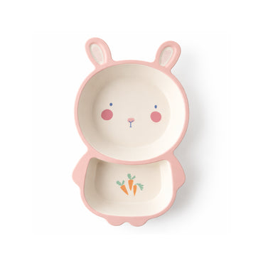 Hoppy Times Kids Easter Bamboo Dinner Set - PINK BUNNY