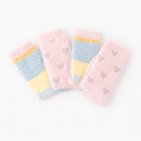Kids Winter 2pk Bed Socks - HEARTS