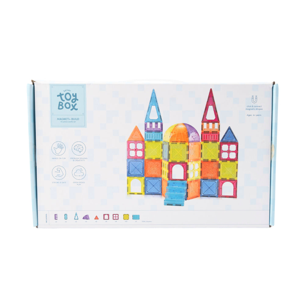 Kaiser Toy Box Magnetic Build 33pc - CASTLE SET
