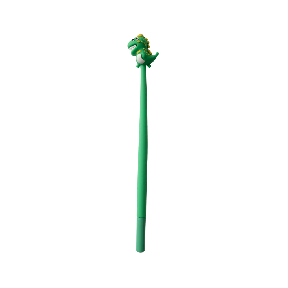 Kids Novelty Pen - BENDY DINO GREEN