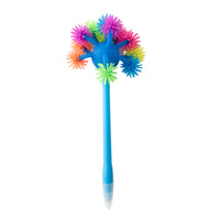 Kids Novelty Pen - WIGGLY BEAD BLUE