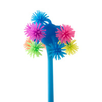 Kids Novelty Pen - WIGGLY BEAD BLUE