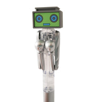 Kids Novelty Pen - BOXING SILVER ROBOT