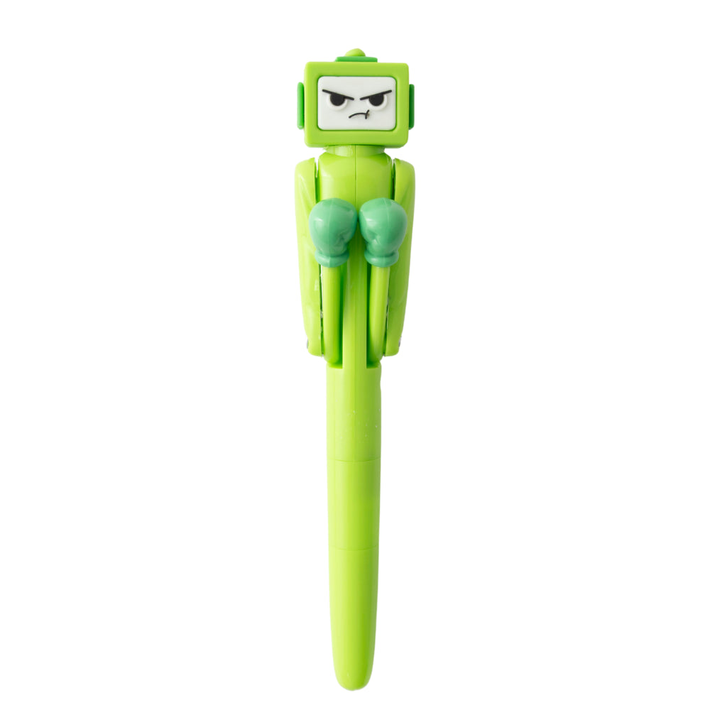 Kids Novelty Pen - BOXING GREEN ROBOT