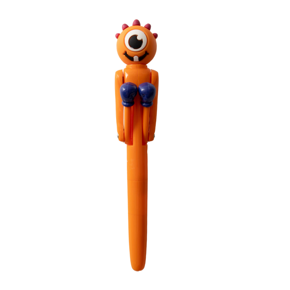 Kids Novelty Pen - BOXING MONSTER ORANGE