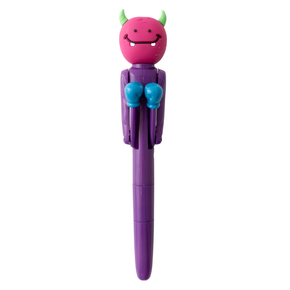 Kids Novelty Pen - BOXING MONSTER PURPLE