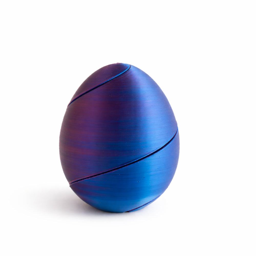 Kids 3D Print - SPIRAL EGG PURPLE