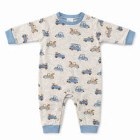 Tiny Tales Baby Coverall - ROAD TRIP