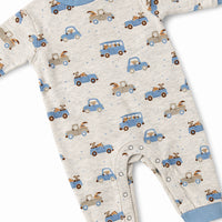 Tiny Tales Baby Coverall - ROAD TRIP