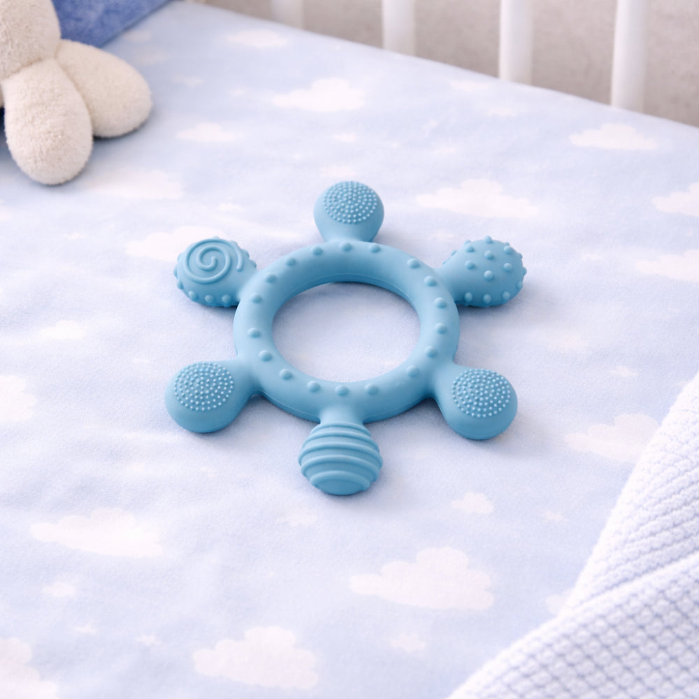 Wonderland Baby Collection Silicone Teether - BLUE