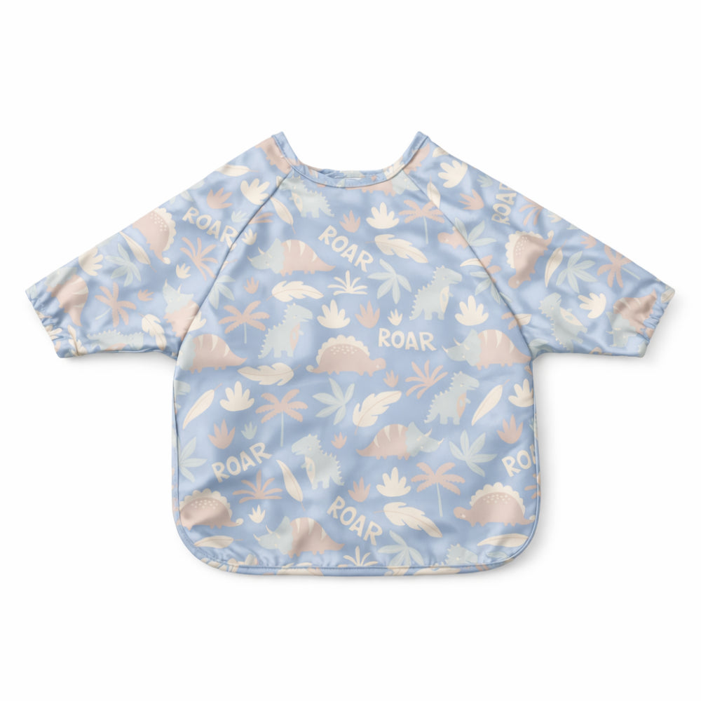 Wonderland Baby Collection Feeding Smock - BLUE DINO