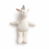 Wonderland Baby Collection Knitted Toy - CREAM UNICORN
