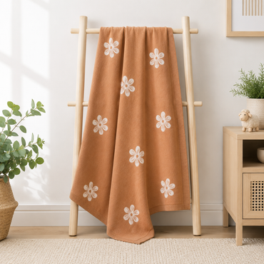 Wonderland Baby Collection Cotton Pram Blanket - POSY