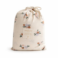 Wonderland Baby Collection Cot Fitted Sheet - CREAM POSY