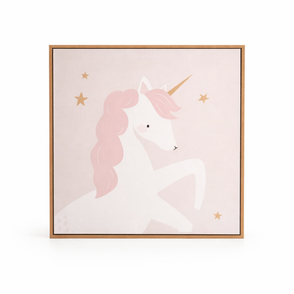Wonderland Baby Collection Printed Wall Canvas - UNICORN