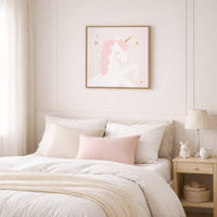 Wonderland Baby Collection Printed Wall Canvas - UNICORN
