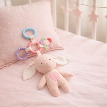 Wonderland Baby Collection Pram Toy - PINK BUNNY