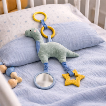 Wonderland Baby Collection Pram Toy - GREEN DINO