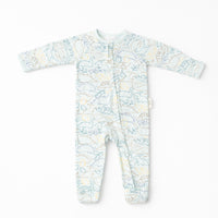 Wonderland Baby Collection Footless Growsuits - DINO OUTLINE