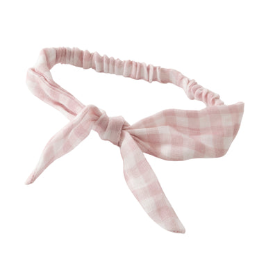 Market Day - Baby Muslin Headband 2pk - GINGHAM