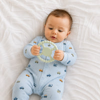 Story Time Collection Baby Teething Ring  - SAGE