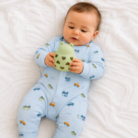 Story Time Collection Baby Rattle Bear  - SAGE