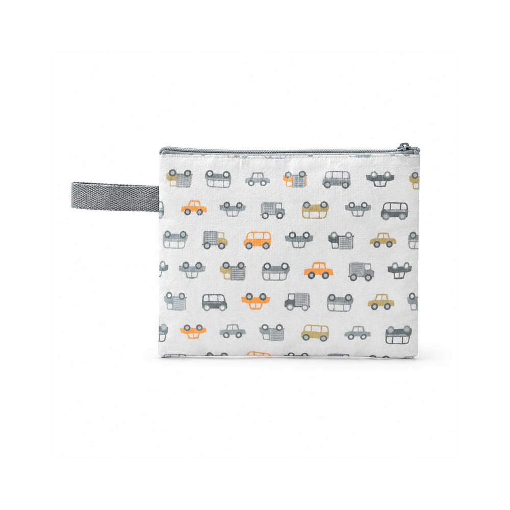 Story Time Collection Baby Nappy Accessories Clutch 2 Pack - TINY WHEELS