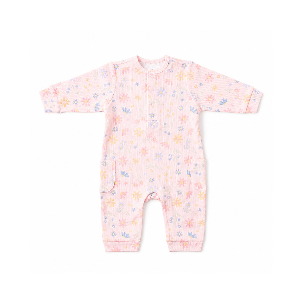 Story Time Collection Baby Waffle Onesie - BABY BLOSSOMS