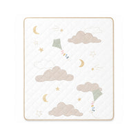 Story Time Collection Baby Embroidered Quilt 100cm X 120cm- UP & AWAY