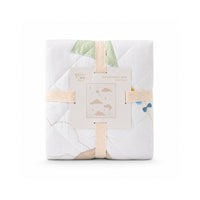 Story Time Collection Baby Embroidered Quilt 100cm X 120cm- UP & AWAY