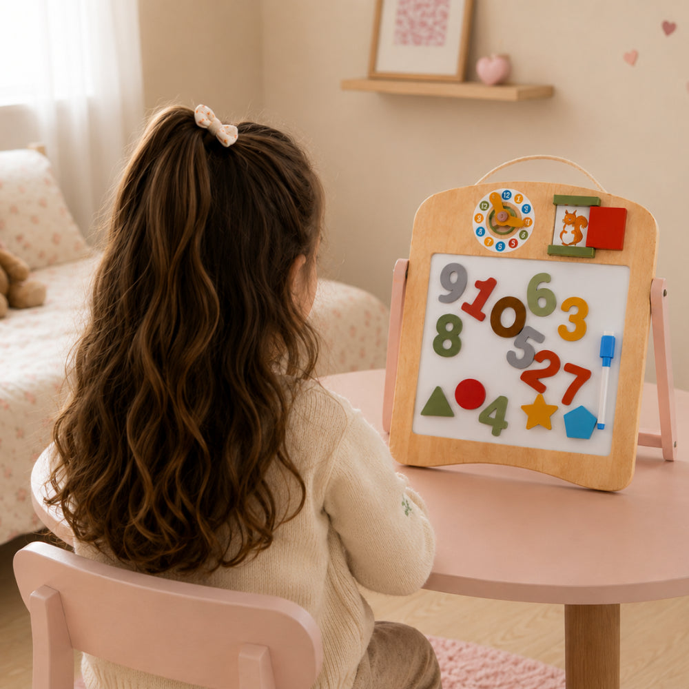 Made To Treasure Kids Wooden Toy - ACTIVITY BOARD DRAWING