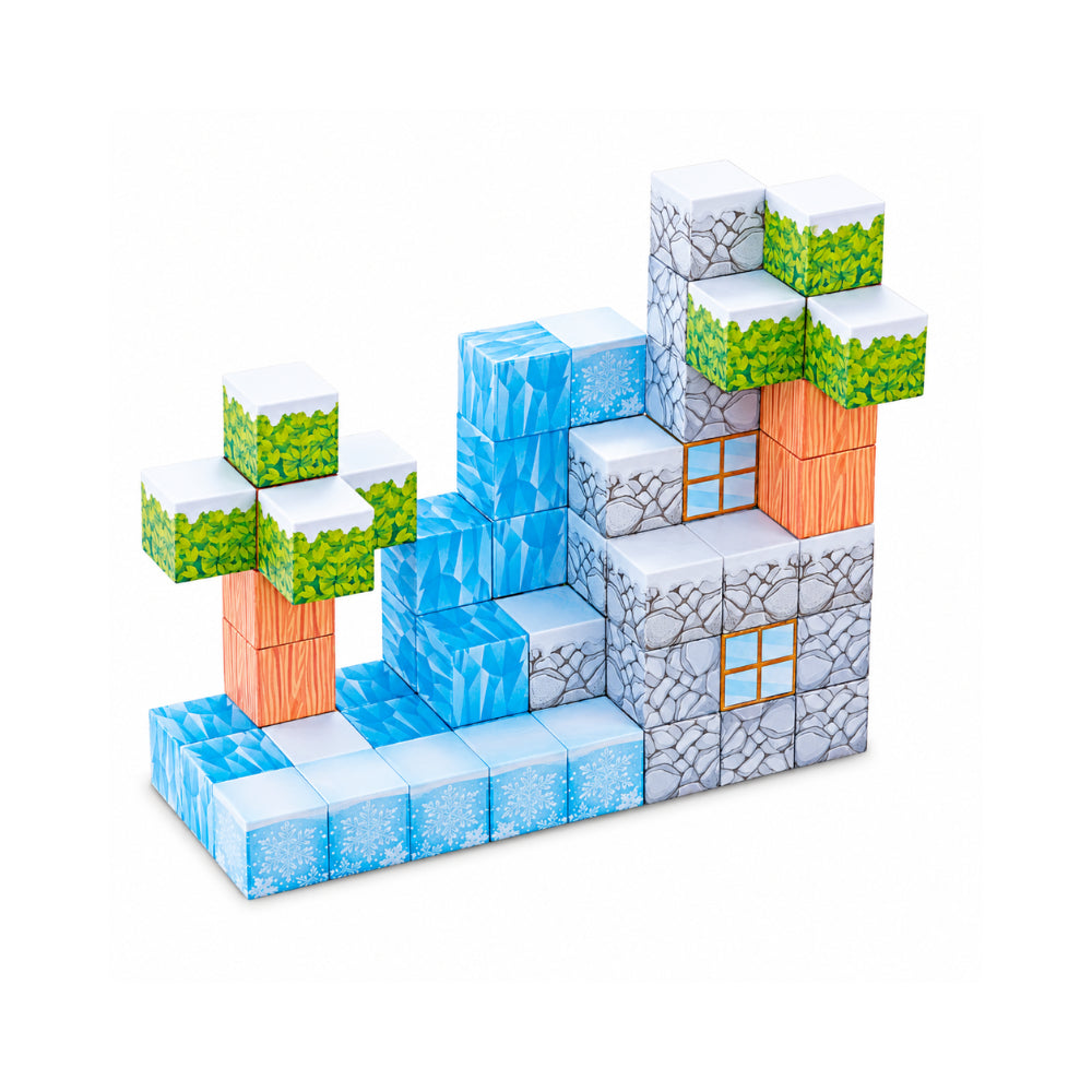 Made To Treasure Magnetic Click Bricks - 52 Piece ICE