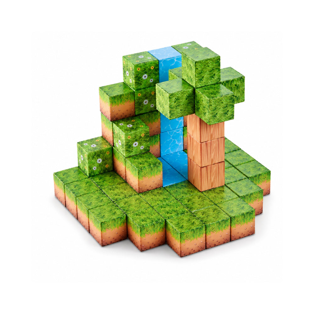 Made To Treasure Magnetic Click Bricks - 64 Piece WATERFALL