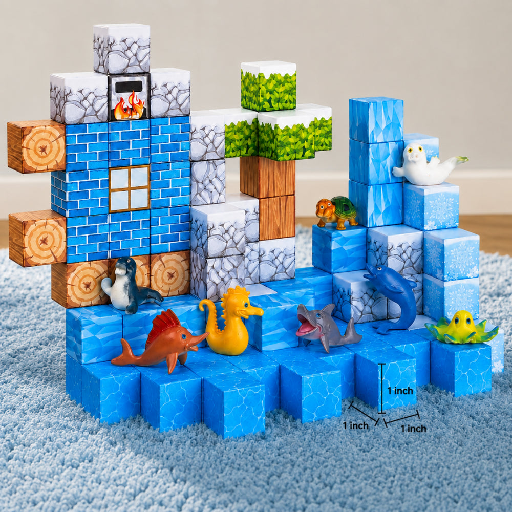 Made To Treasure Click Bricks - 99 Piece UNDERWATER