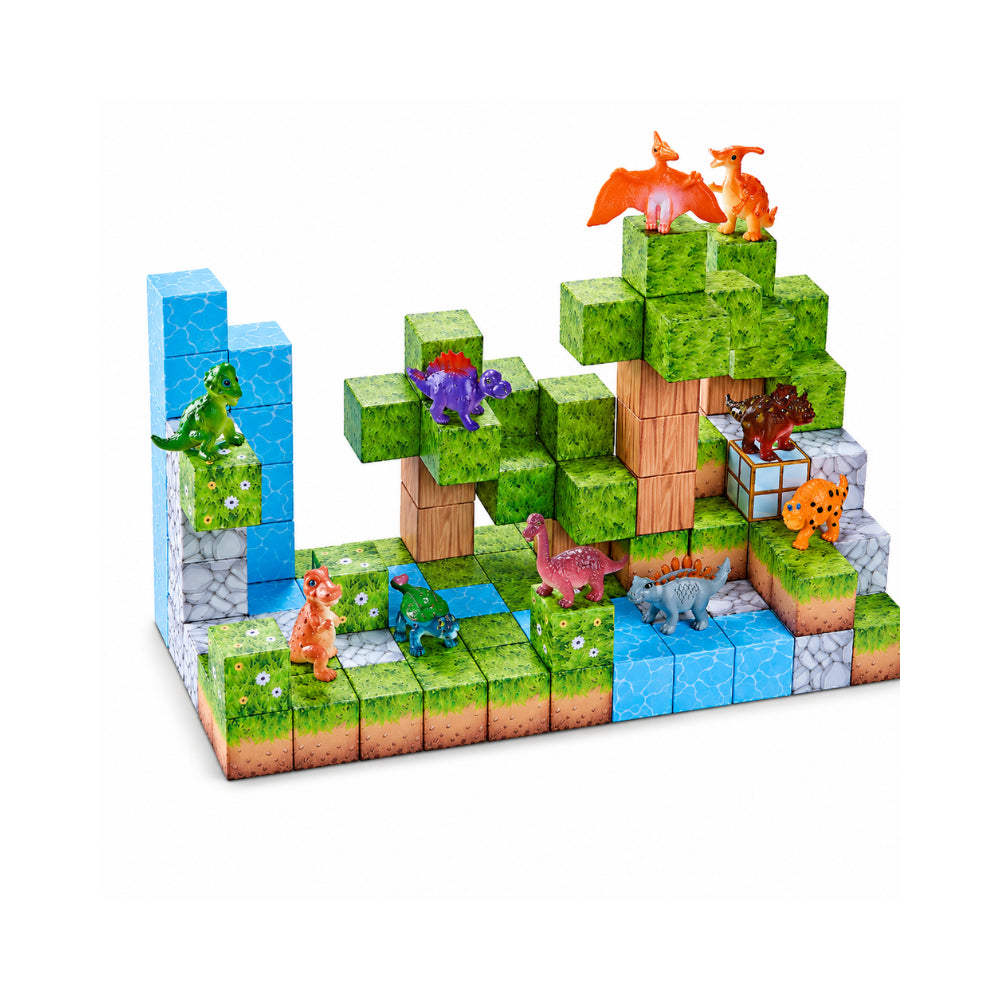 Made To Treasure Magnetic Click Bricks - 114 Piece DINO